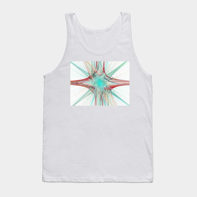 Nerve cells, abstract illustration (C051/0309) Tank Top by SciencePhoto